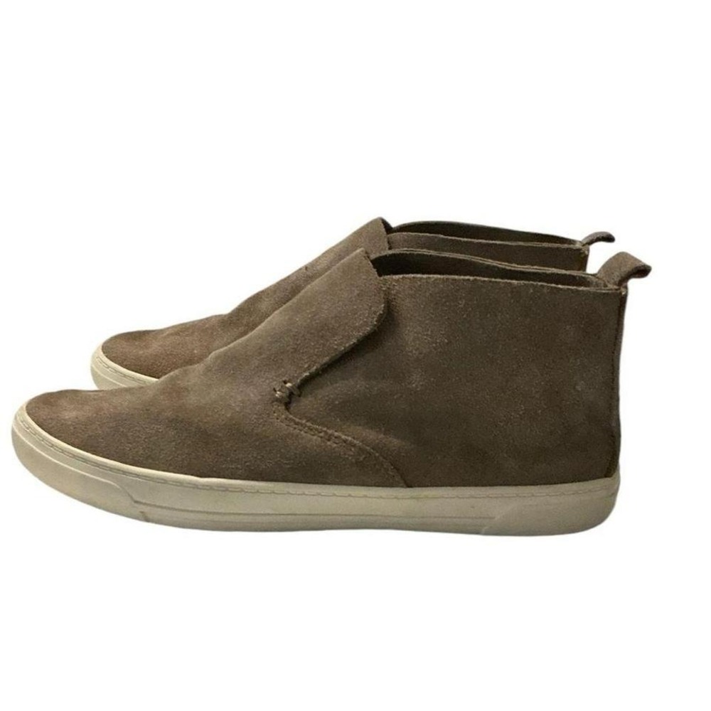 Dolce Vita Sneaker Womens 7.5 Tasha Brown Suede‎ Mid Top Shoe Rubber Outsole